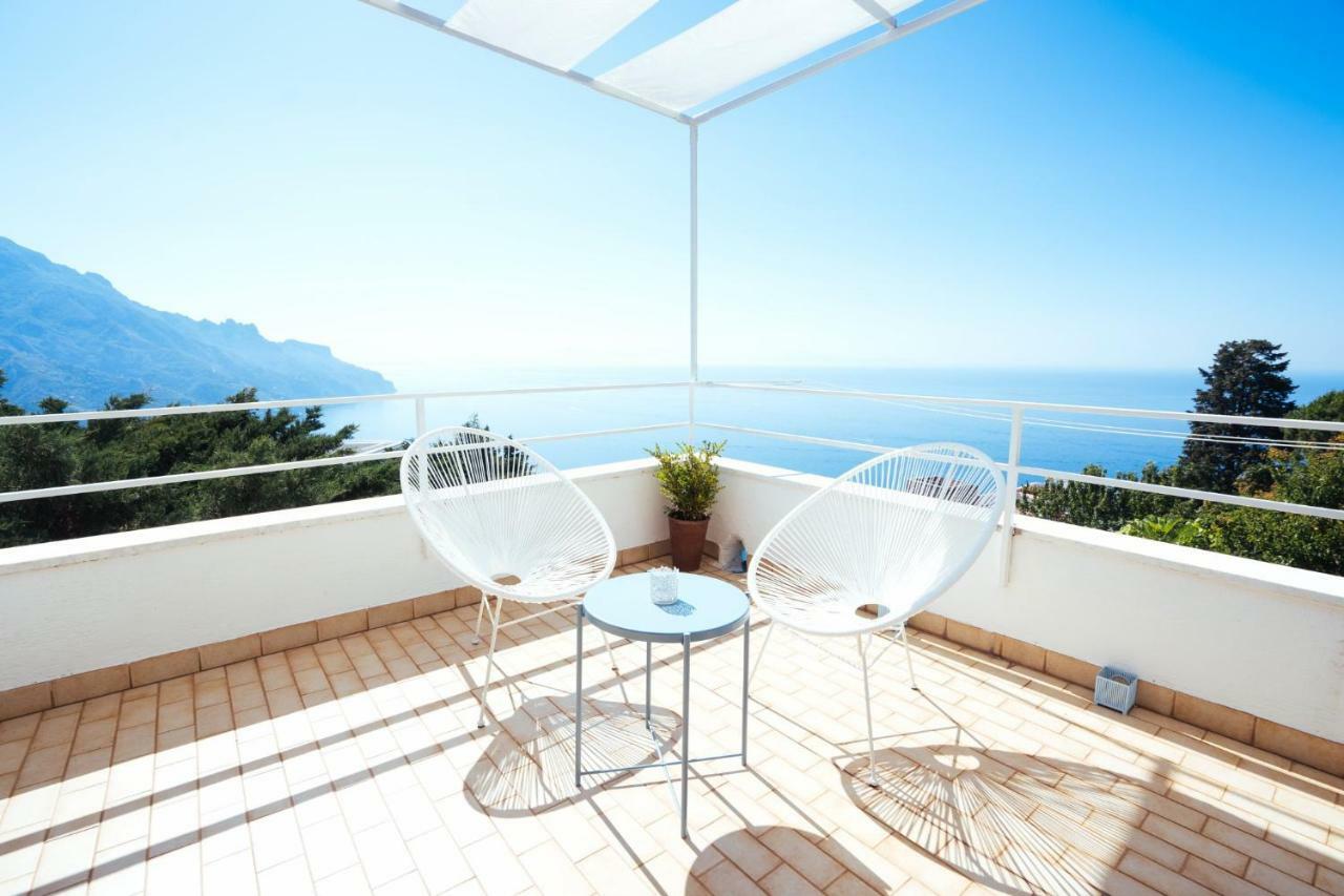 Sea View Villa In Ravello With Lemon Pergola, Gardens And Jacuzzi - Ideal For Elopements 外观 照片